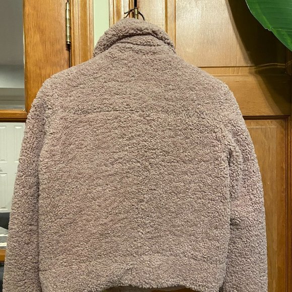 Italian Suite Benedict Teddy bear sherpa motor jacket, size S - Picture 5 of 8